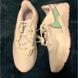 Nike Sneakers NWOT brand new & obviously never worn. White Leather is pristine.